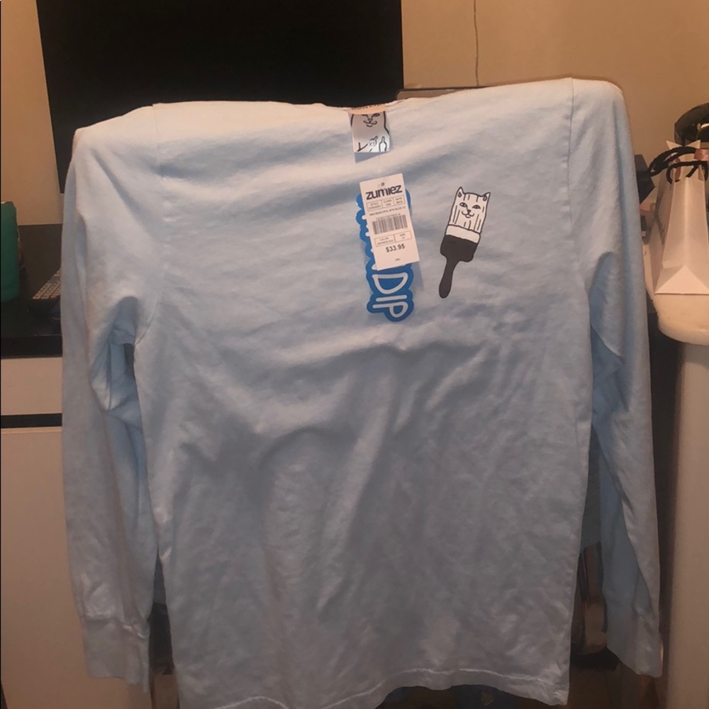 ripndip beautiful mtn blue long sleeve